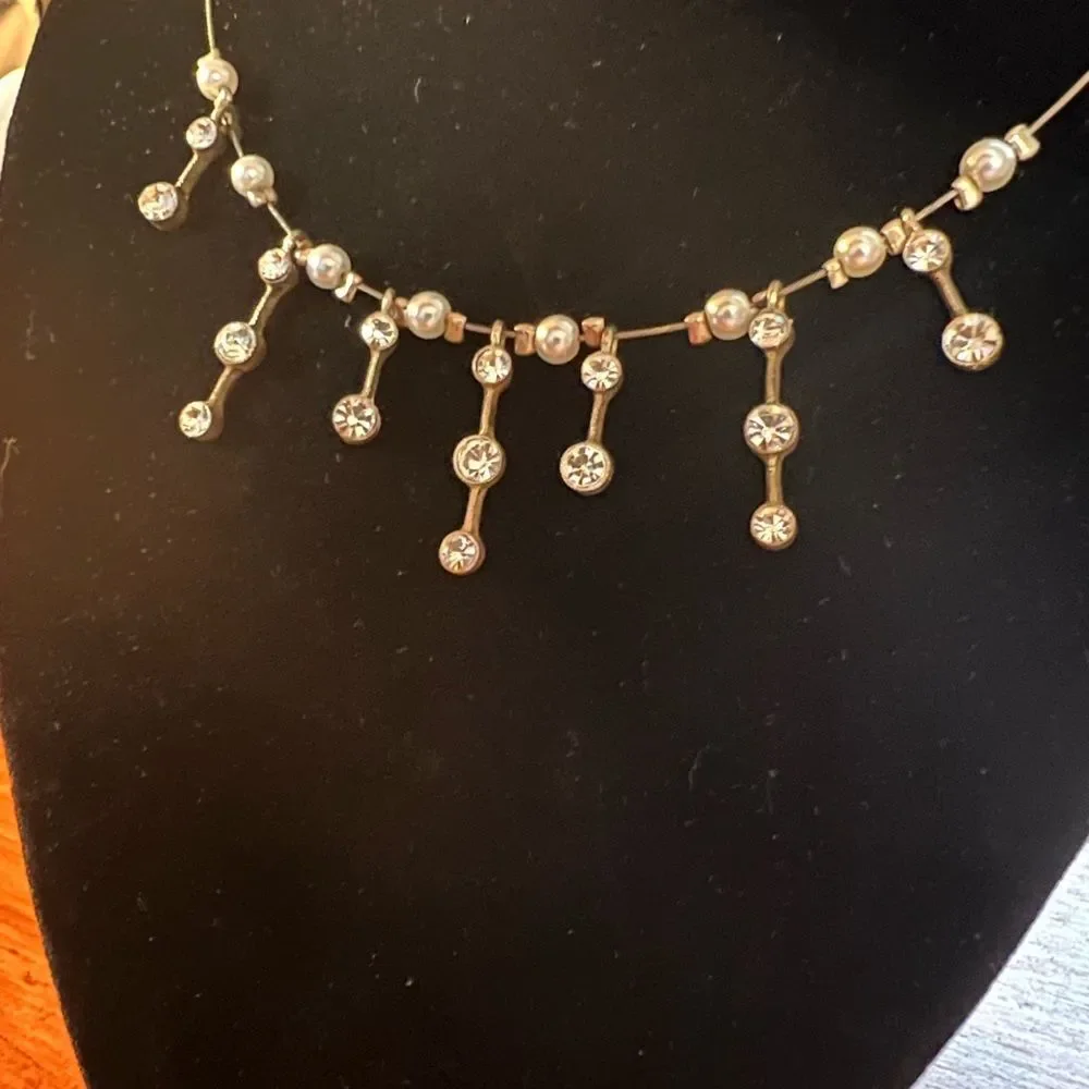 Vintage Silver Festoon Necklace - Picture 5 of 7